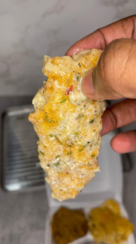 Fried Garlic Parmesan Chicken Tenders